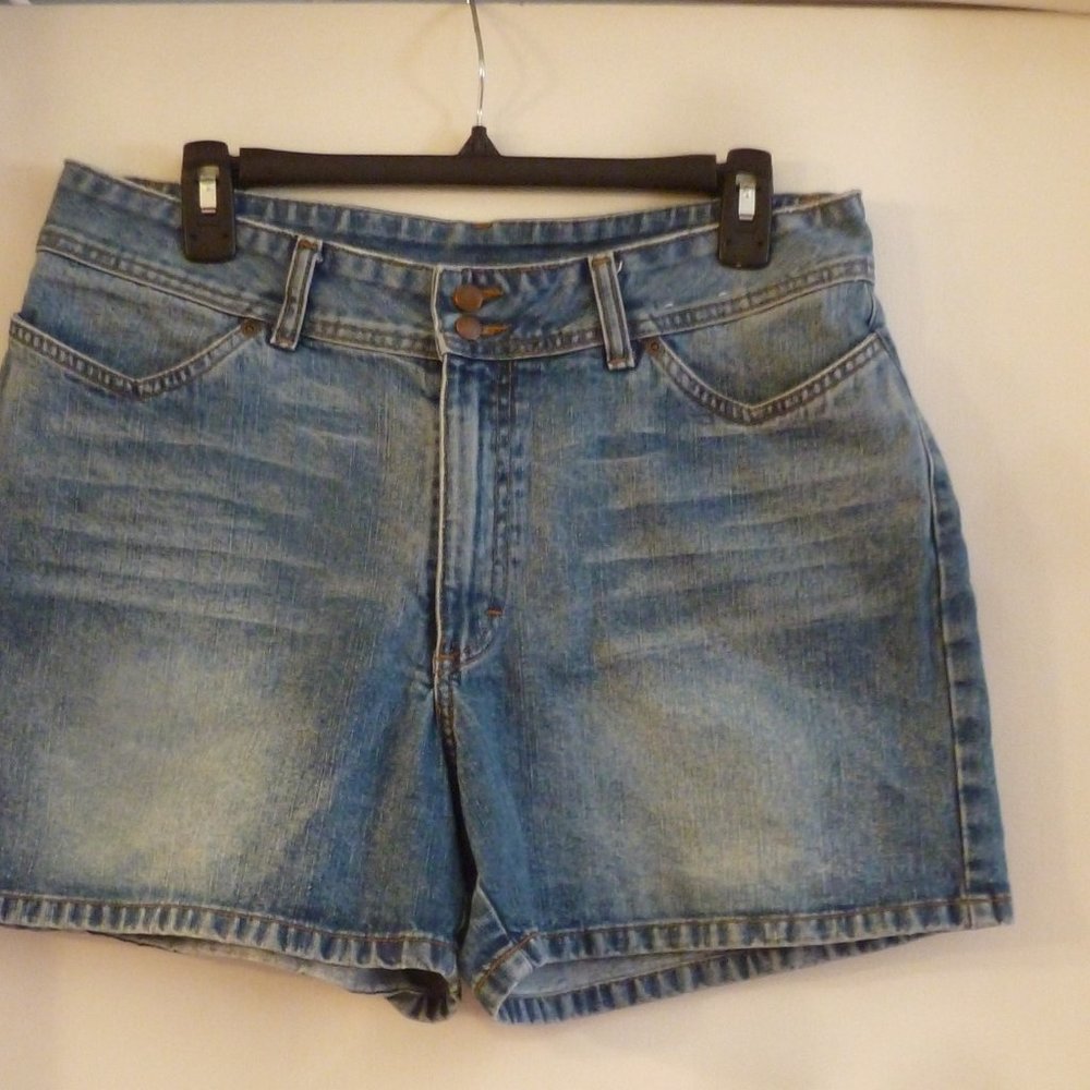 Vintage Riders high waisted  Denim jean shorts sz 14